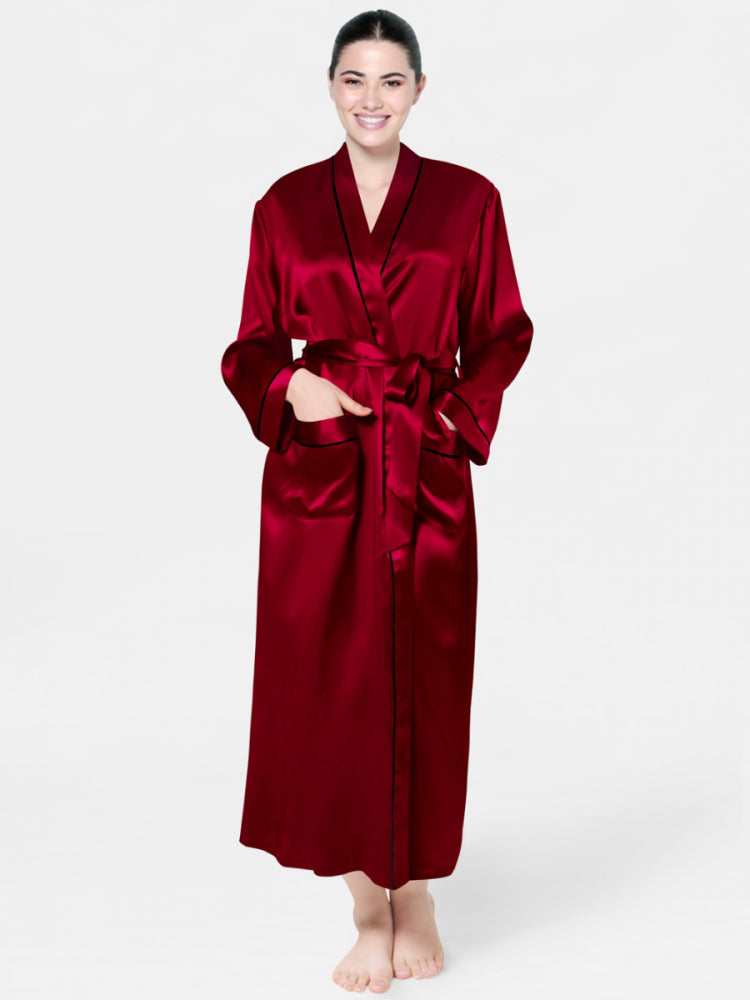 Luxury Long Gown with Matching Robe