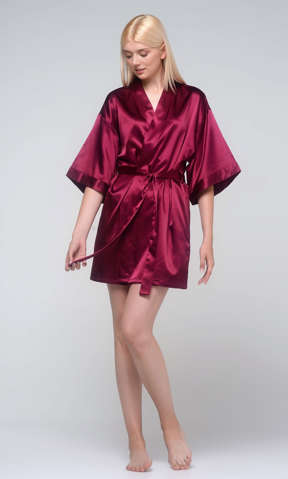Luxury Short Gown with Matching Robe